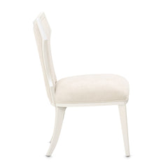 La Marisia Creamy Pearl Vanity Set with Mirror & Chair - Ornate Home