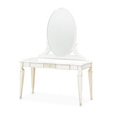 La Marisia Creamy Pearl Vanity with Mirror - Ornate Home