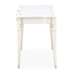 La Marisia Creamy Pearl Vanity Set with Mirror & Chair - Ornate Home