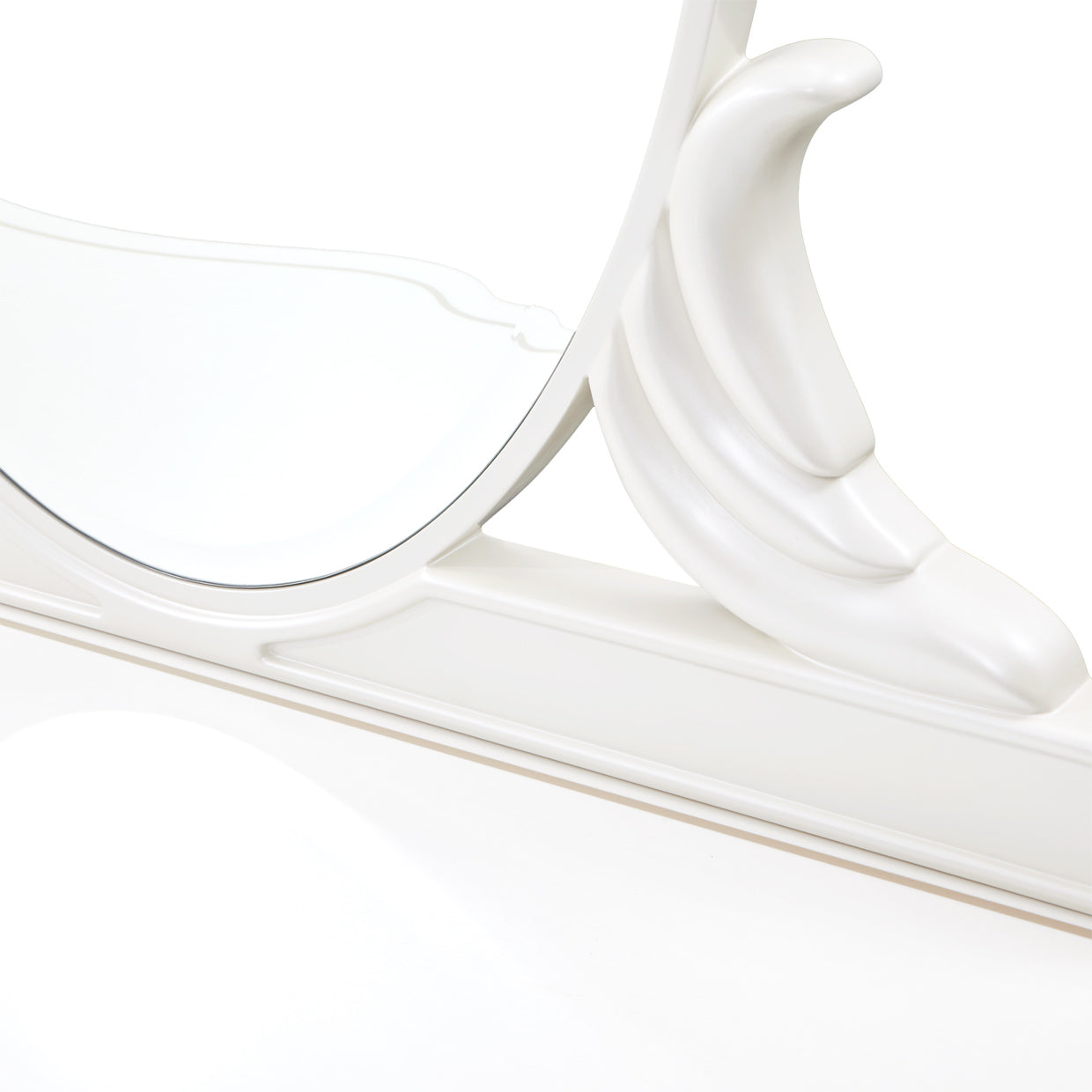 La Marisia Creamy Pearl Vanity with Mirror - Ornate Home