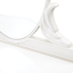 La Marisia Creamy Pearl Vanity Set with Mirror & Chair - Ornate Home