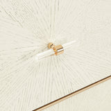 La Rachelle Medium Champagne 2-Drawer Nightstand - Ornate Home