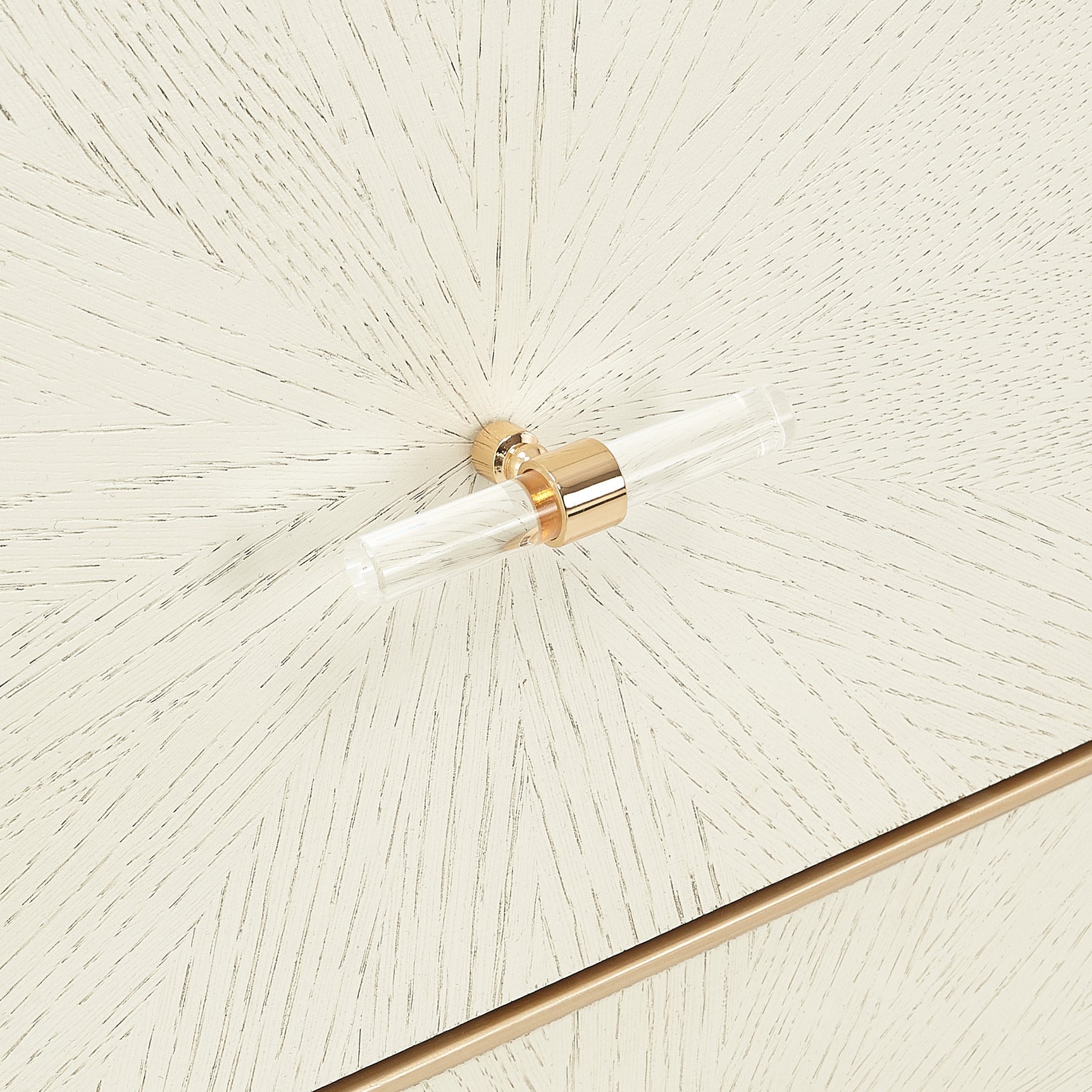 La Rachelle Medium Champagne 2-Drawer Nightstand - Ornate Home