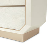 La Rachelle Medium Champagne 5-Drawer Chest - Ornate Home