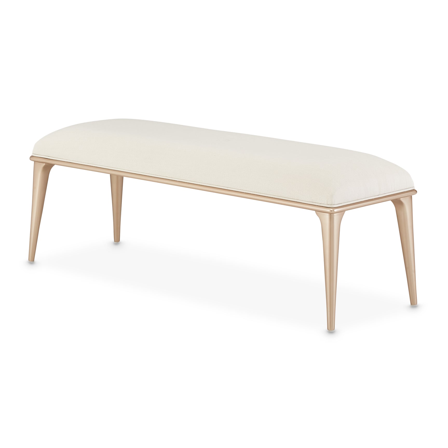 La Rachelle Medium Champagne Bed Bench - Ornate Home