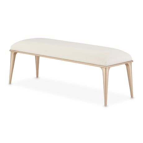 La Rachelle Medium Champagne Bed Bench - Ornate Home