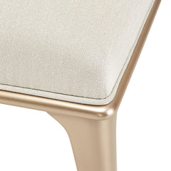 La Rachelle Medium Champagne Bed Bench - Ornate Home
