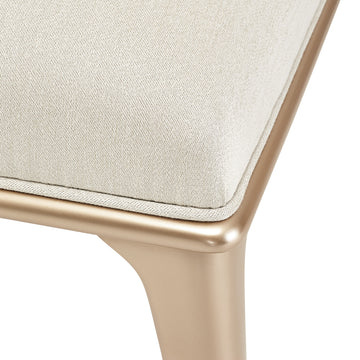 La Rachelle Medium Champagne Bed Bench - Ornate Home