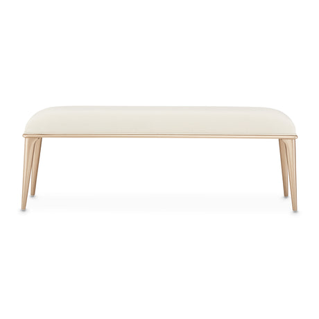 La Rachelle Medium Champagne Bed Bench - Ornate Home