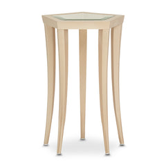La Rachelle Medium Champagne Chairside Table - Ornate Home