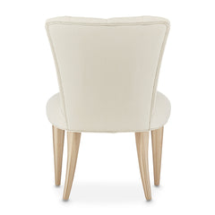 La Rachelle Medium Champagne/Champagne Vanity Chair - Ornate Home