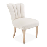 La Rachelle Medium Champagne/Champagne Vanity Chair - Ornate Home