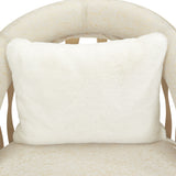 La Rachelle Medium Champagne/Cloud Flame Chair - Ornate Home