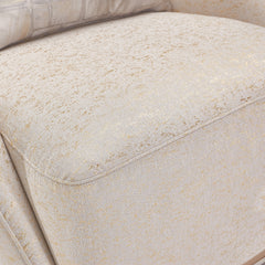 La Rachelle Medium Champagne/Cloud Swivel Chair - Ornate Home