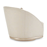 La Rachelle Medium Champagne/Cloud Swivel Chair - Ornate Home