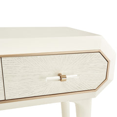 La Rachelle Medium Champagne Console Table - Ornate Home