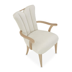 La Rachelle Medium Champagne Dining Arm Chair (Set of 2) - Ornate Home