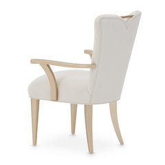 La Rachelle Medium Champagne Dining Arm Chair (Set of 2) - Ornate Home