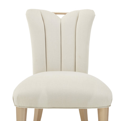La Rachelle Medium Champagne Dining Side Chair (Set of 2) - Ornate Home