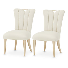 La Rachelle Medium Champagne Dining Side Chair (Set of 2) - Ornate Home
