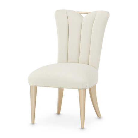 La Rachelle Medium Champagne Dining Side Chair (Set of 2) - Ornate Home