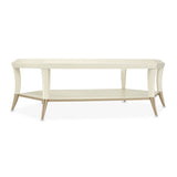 La Rachelle Medium Champagne Hexagon Cocktail Table - Ornate Home