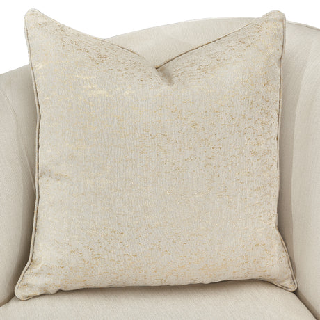 La Rachelle Medium Champagne/Icicle Chaise - Ornate Home