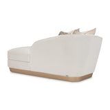 La Rachelle Medium Champagne/Icicle Chaise - Ornate Home