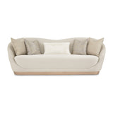 La Rachelle Medium Champagne/Icicle Sofa - Ornate Home