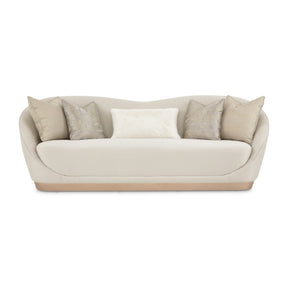 La Rachelle Medium Champagne/Icicle Sofa - Ornate Home