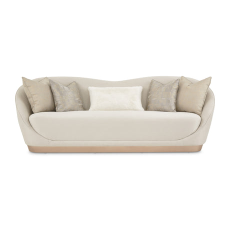 La Rachelle Medium Champagne/Icicle Sofa - Ornate Home