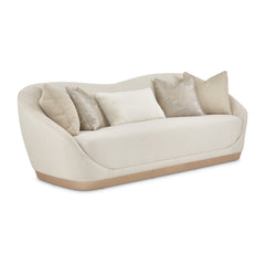 La Rachelle Medium Champagne/Icicle Sofa - Ornate Home
