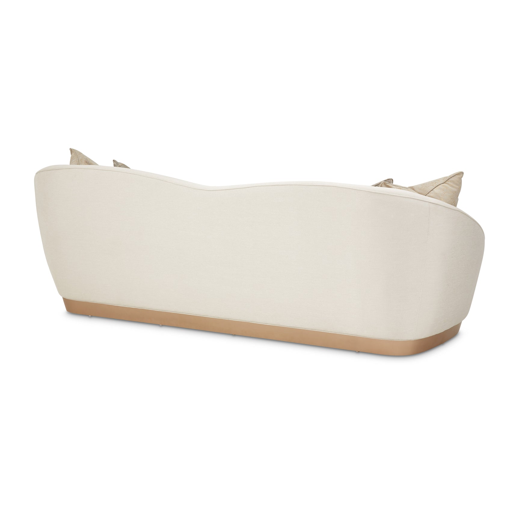 La Rachelle Medium Champagne/Icicle Sofa - Ornate Home