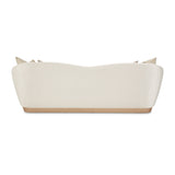 La Rachelle Medium Champagne/Icicle Sofa - Ornate Home