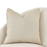 La Rachelle Medium Champagne/Icicle Sofa - Ornate Home