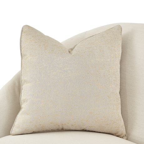 La Rachelle Medium Champagne/Icicle Sofa - Ornate Home