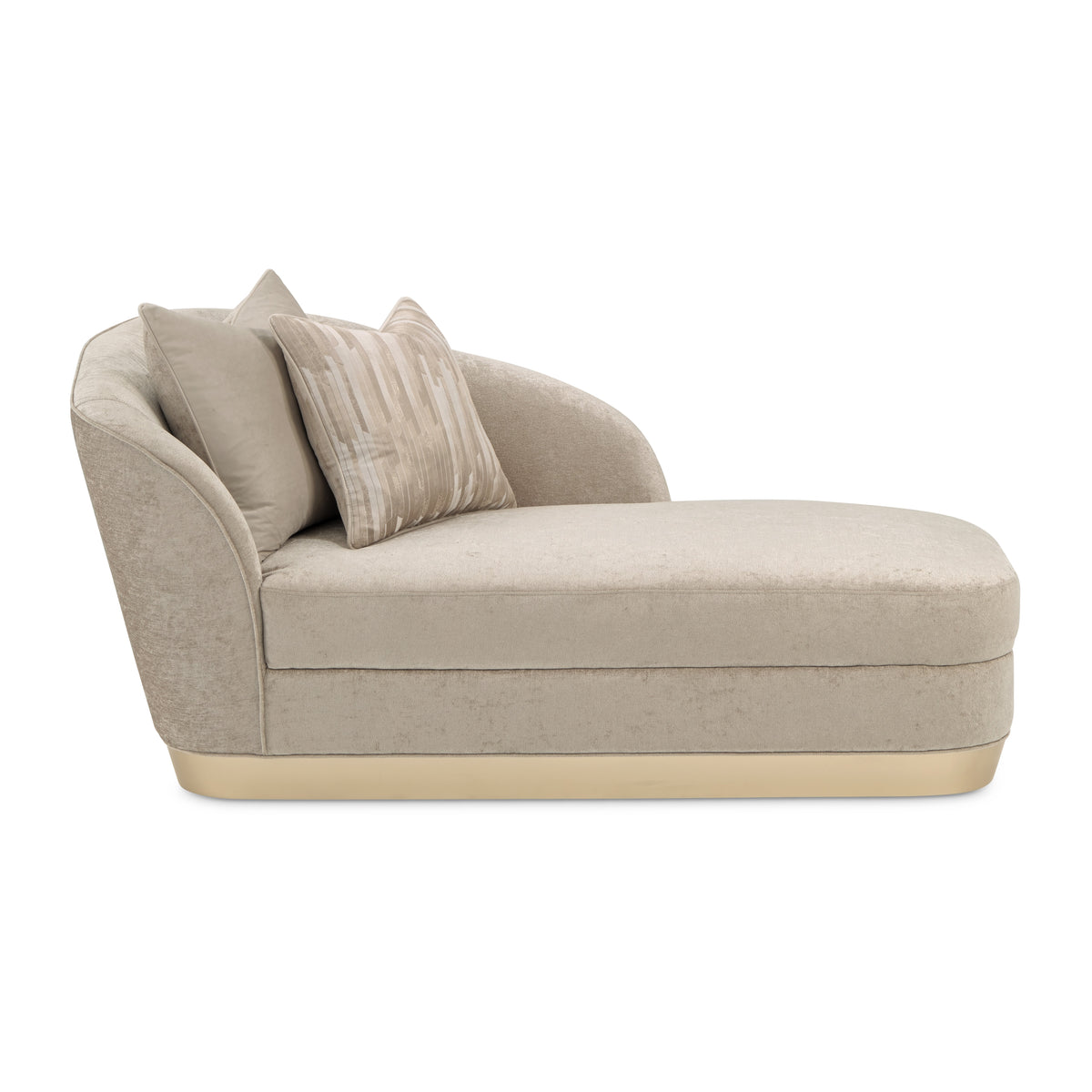 La Rachelle Medium Champagne/Lustre Chaise