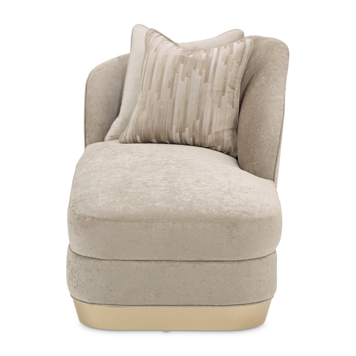 La Rachelle Medium Champagne/Lustre Chaise