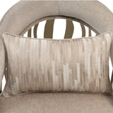 La Rachelle Medium Champagne/Lustre Flame Accent Chair