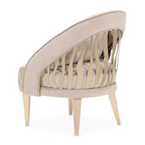 La Rachelle Medium Champagne/Lustre Flame Accent Chair