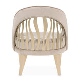 La Rachelle Medium Champagne/Lustre Flame Accent Chair