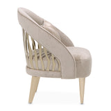 La Rachelle Medium Champagne/Lustre Flame Accent Chair