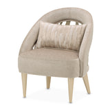 La Rachelle Medium Champagne/Lustre Flame Accent Chair