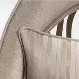 La Rachelle Medium Champagne/Lustre Flame Accent Chair