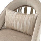 La Rachelle Medium Champagne/Lustre Flame Accent Chair
