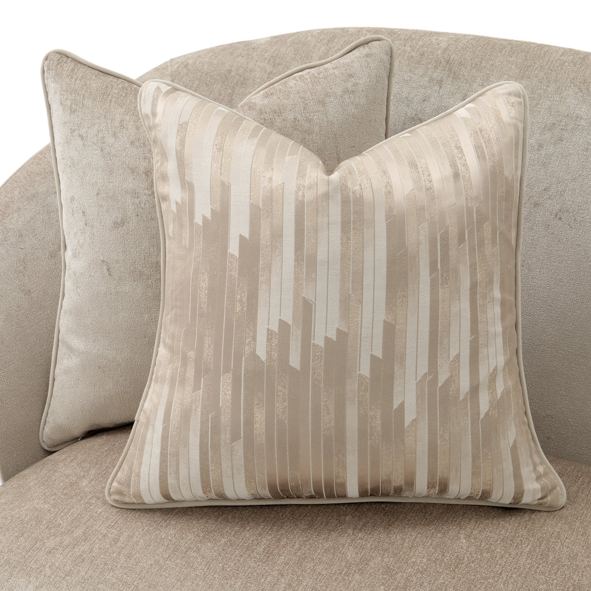 La Rachelle Medium Champagne/Lustre Sofa