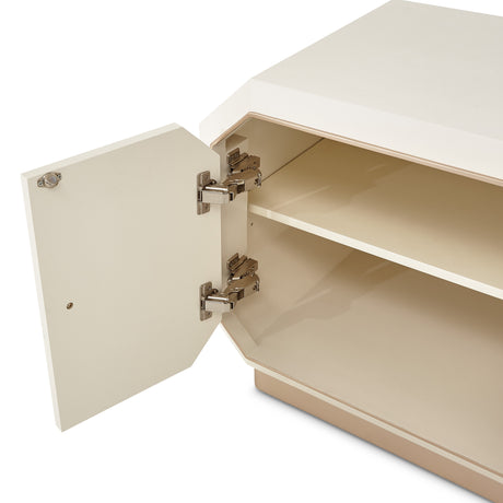 La Rachelle Medium Champagne Media Cabinet - Ornate Home