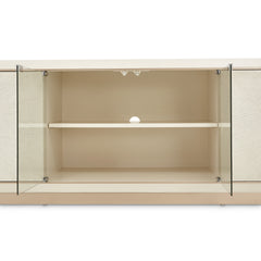 La Rachelle Medium Champagne Media Cabinet - Ornate Home
