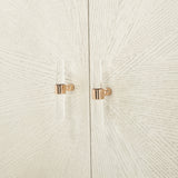 La Rachelle Medium Champagne Media Cabinet - Ornate Home