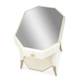 La Rachelle Medium Champagne Octagonal End Table - Ornate Home